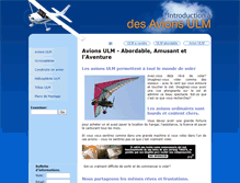 Tablet Screenshot of fr.ultralight-airplanes.info